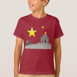 Chinese muur t-shirt
