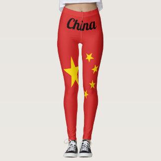 Chinese nationale vlag aanpassen leggings