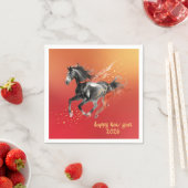 Chinese New Year 2026 Horse Ink New Year Party Servet (Insitu)