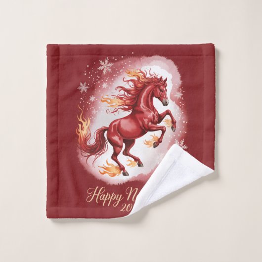 Chinese New year of the Horse 2026 (Gant de toilette)