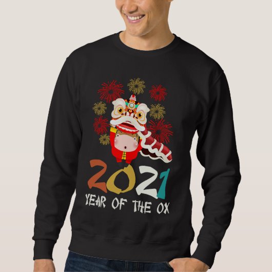 Chinese New Year of the Ox 2021 clothes for adult Trui (Voorkant)