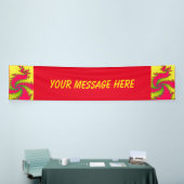 Chinese nieuwe jaardrakenfractal Custom Banner (Beurs)