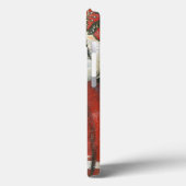 Chinese nieuwe jaarlantaarns met Floral Print Case-Mate iPhone Case (Achterkant / Links)