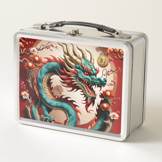 Chinese Nieuwjaar Dragon 2024 Monogram LBox01 (Voorkant)