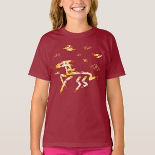 Chinese Nieuwjaar van het Paard 2026 4724 Vuur T-shirt