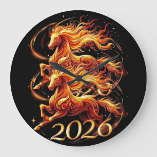 Chinese Nieuwjaar van het Paard 2026 Vieringen Grote Klok