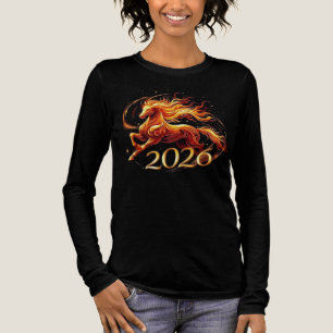 Chinese Nieuwjaar van het Paard 2026 Vieringen Tri-Blend Shirt