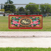 Chinese nieuwjaarbanner spandoek (Insitu)