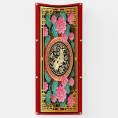 Chinese nieuwjaarbanner spandoek (Verticaal)
