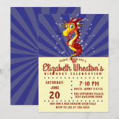 Chinese nieuwjaardraak kaart (Voorkant / Achterkant)