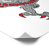 Chinese nieuwjaardraak poster (Hoek)