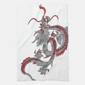 Chinese nieuwjaardraak theedoek (Verticaal)