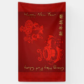 Chinese nieuwjaarskinderdradenbanner spandoek (Verticaal)