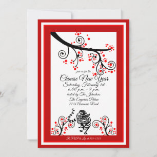 Chinese nieuwjaarstijger in 2022 kaart