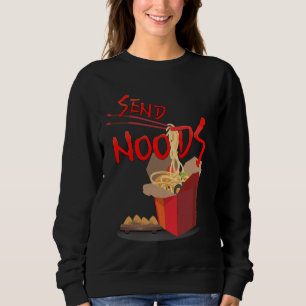 Chinese Noodles VERZENDEN NOODS Aziatisch Voedsel Trui