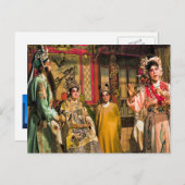 Chinese opera briefkaart (Voorkant / Achterkant)