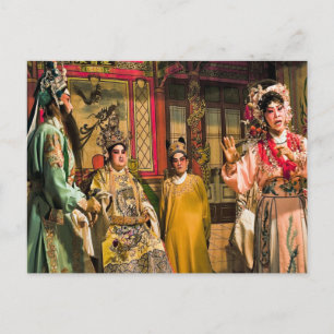 Chinese opera briefkaart