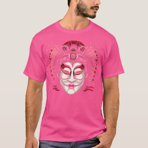 Chinese Opera Mask ingewikkeld cultureel ontwerp v T-shirt