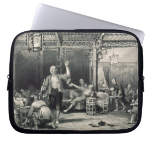 Chinese opiumrokers uit 'China in een reeks van Laptop Sleeve