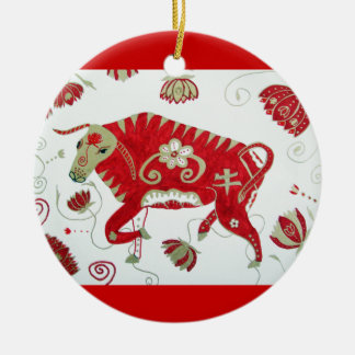 Chinese Ox Astrology Ornament