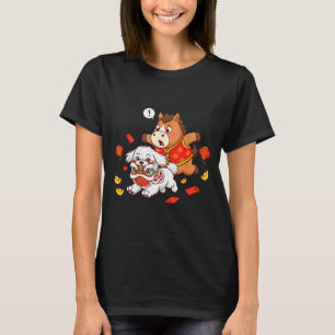 Chinese Paard Maltees Grappige Kinderen Mannen Vro T-shirt