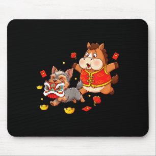 Chinese Paard Yorkshire Terrier Mannen Vrouwen Gel Muismat