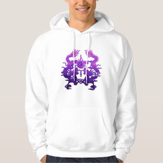 CHINESE Paarse dragons NIEUW JAAR Hoodie