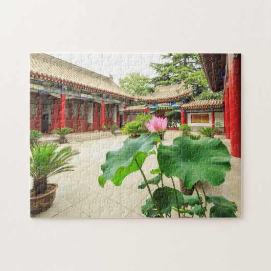 Chinese pagode interieur legpuzzel (Horizontaal)
