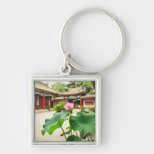 Chinese pagode interieur sleutelhanger (Voorkant)