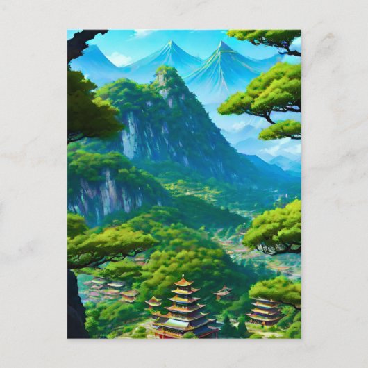 Chinese paleisvallei briefkaart (Voorkant)