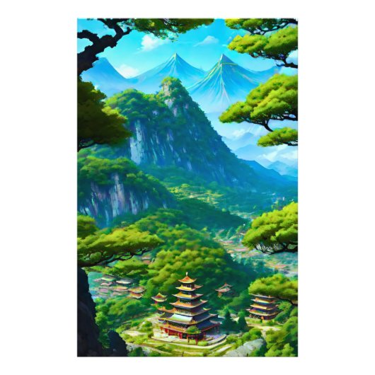 Chinese paleisvallei foto afdruk (Voorkant)