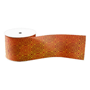 Chinese pattern grosgrain lint