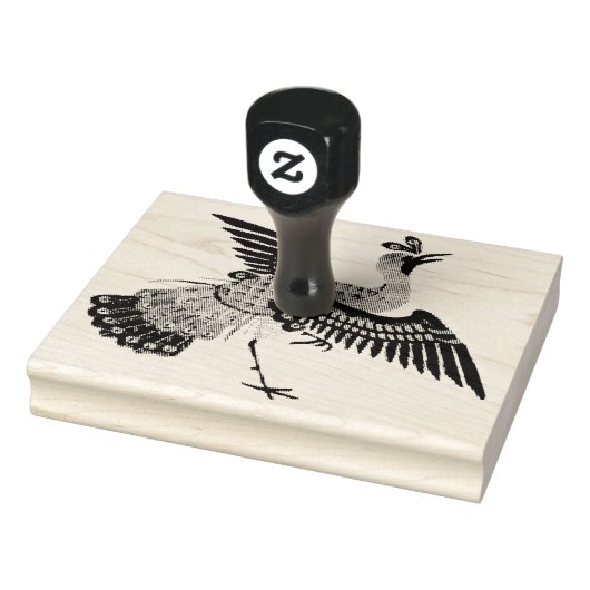 Chinese Peacock Dier Vogel Rubber Stamp Rubberstempel (Stempel)