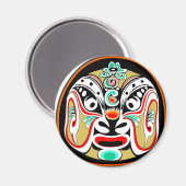 Chinese Peking opera masker versie 2 Magneet (Voorkant / Achterkant)