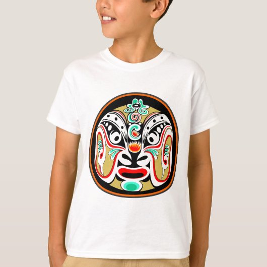 Chinese Peking operasmaskers versie 2 T-shirt (Voorkant)