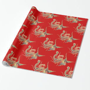 Chinese Phoenix - Fenghuang Mythological Birds Wr Cadeaupapier