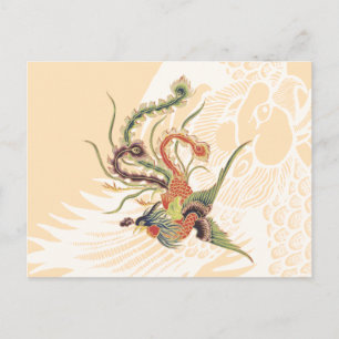 Chinese Phoenix - Fenghuang Mythologische Birds Ar Briefkaart