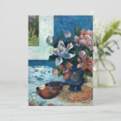 Chinese pioenen en mandoline | Paul Gauguin (Staand voorkant)