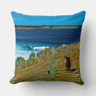 Chinese poppuppy Steal Teddy Large Cushion. Kussen
