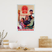 Chinese Propaganda Poster Be a role model by (Cuisine)