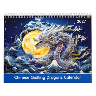 Chinese Quilling Draken Kalender