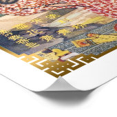 Chinese reclame Cheongsam Beauty Poster (Hoek)