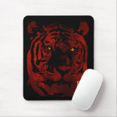 Chinese Red Tiger Mousepad Muismat (Met muis)