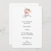 Chinese Restaurant Takeout Box Kaart (Voorkant / Achterkant)