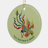 Chinese roestkunst op maat keramisch ornament (Links)