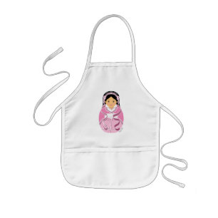 Chinese Roze HanFu Meisje Matroesjka Kinder Schort
