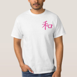 Chinese Roze Vredessymbool T-shirt