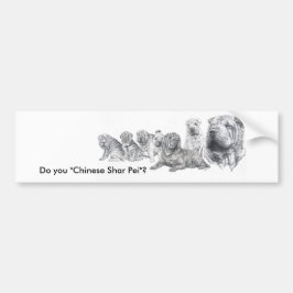 Chinese Shar Pei Bumpersticker