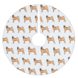 Chinese Shar-Pei cartoon illustratie Kerstboom Rok