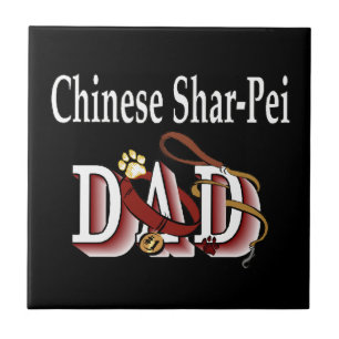 Chinese Shar-Pei DAD Tegeltje